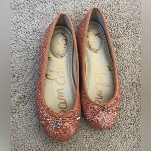 Sam Edelman Clay Glitter Flats toddler girl 11M